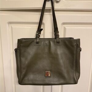 Dooney & Bourke Olive Green Leather Handbag